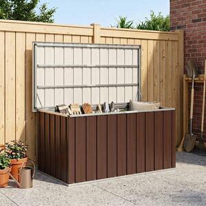 VidaXL Zahradní úložný box 129 x 67 x 65 cm [46263] Barva: Hnědá