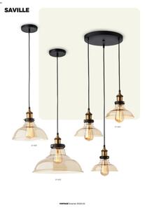 Redo 01-1002 - Lustr na lanku SAVILLE 1xE27/42W/230V