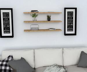 Hanah Home Sada 3 nástěnných polic Boss