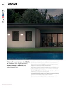 Redo 90002 - LED Venkovní nástěnné svítidlo CHALET LED/8W/230V IP54