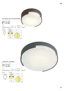 Redo 90004 - LED Venkovní stropní svítidlo SKOR LED/12W/230V IP54 hnědá