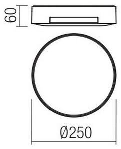 Redo 90005 - LED Stropní svítidlo SKOR LED/16W/230V IP54