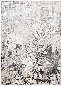 Makro Abra Kusový koberec GOLDEN MZ26C Abstraktní šedý krémový Rozměr: 140x200 cm