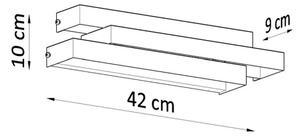Sollux SL.0379 - Nástěnné svítidlo FROST 2xG9/40W/230V