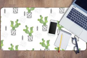 Pracovní podložka s obrázkem zelený kaktusy