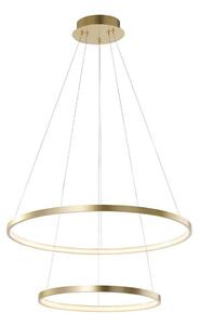Leuchten Direkt 11525-12 -LED Lustr na lanku CIRCLE 1xLED/18,5W/230V + LED/23,5W