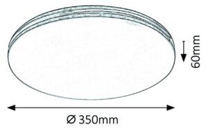 Rabalux 3347 - LED Stropní svítidlo OSCAR LED/18W/230V