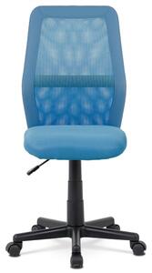 Dětská židle na kolečkách Autronic KA-Z101 – bez područek, modrá