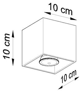 Sollux SL.0567 - Bodové svítidlo QUAD 1 1xGU10/10W/230V antracit