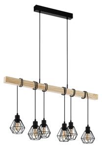 Eglo 44076 - Lustr na lanku TOWNSHEND 6xE27/60W/230V