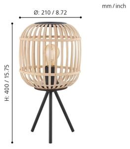 Eglo 43218 - Stolní lampa BORDESLEY 1xE27/28W/230V