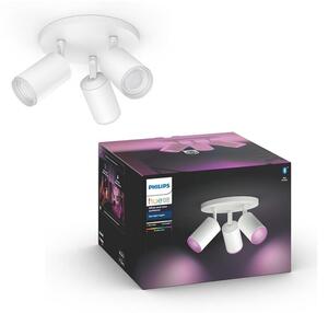 Philips 50633/31/P7 - LED RGBW Bodové svítidlo Hue FUGATO 3xGU10/5,7W/230V