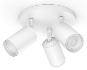 Philips 50633/31/P7 - LED RGBW Bodové svítidlo Hue FUGATO 3xGU10/5,7W/230V