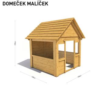 DĚTSKÝ DOMEČEK Monkey´s Home MALÍČEK 2020 A 135x135x172 cm 