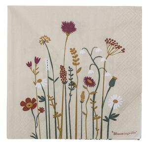 Papírové ubrousky v sadě 20 ks 33x33 cm Paige – Bloomingville