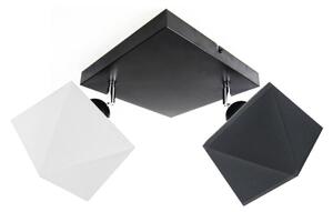 Přisazený lustr DIAMENT 2xE27/60W/230V černobílá