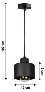 Lustr na lanku BODO 1xE27/60W/230V