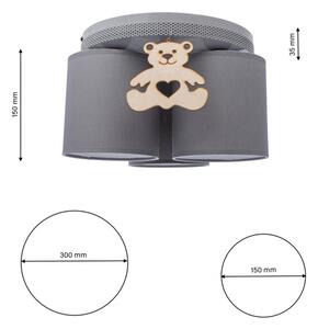 Dětské stropní svítidlo BEAR 3xE27/60W/230V