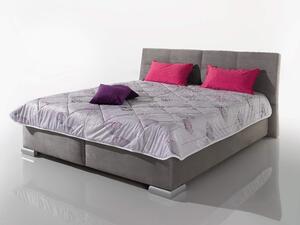 Čalouněná postel LUSSO 160x200 New Desing s roštem ND 4, matrací AQUAFLEX