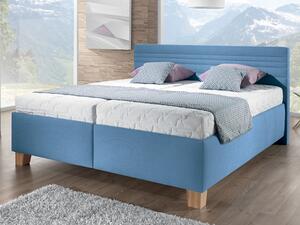 Čalouněná postel s úložným prostorem VITA 180x200 s roštem a matrací SABI