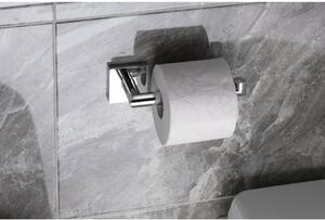SAPHO XQ702 X-Square držák toaletního papíru bez krytu, 18 x 5,5 x 7 cm, stříbrná