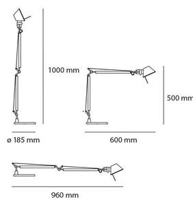 Artemide AR A015100+AR A003900 KOMPLET - LED Stmívatelná lampa TOLOMEO LED/9W