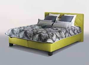 Čalouněná postel s úložným prostorem včetně polohovacího roštu LIDO Plocha spaní 160x200