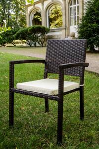 Bello Giardino Zahradní židle Adorazione tmavě hnědá