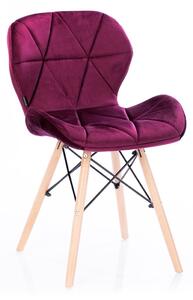 HOMEDE Designová židle Silla bordó