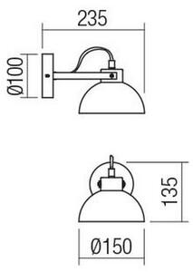 Redo 04-510 - Dětské nástěnné svítidlo EOLO 1xE27/42W/230V