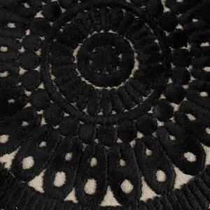 Černý koberec DUTCHBONE NELSON 175 cm