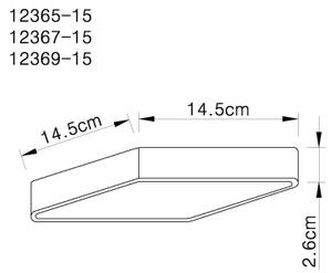 Globo 12367-15 - LED Stropní svítidlo VITOS LED/15W/230V