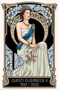 Plakát, Obraz - Art Nouveau - The Queen Elizabeth II