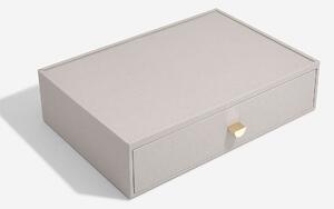 Stackers, Box se šuplíkem na šperky Taupe Supersize Accessory Drawer | šedobéžová