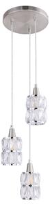 Globo 15760-3 - Křišťálový lustr na lanku WOLLI 3xE14/40W/230V