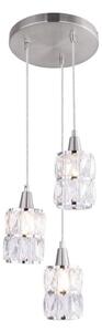 Globo 15760-3 - Křišťálový lustr na lanku WOLLI 3xE14/40W/230V