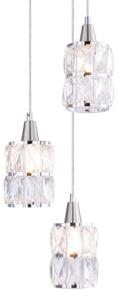 Globo 15760-3 - Křišťálový lustr na lanku WOLLI 3xE14/40W/230V
