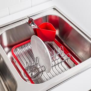 Odkapávač nádobí Umbra Sinkin | červený