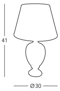 Kolarz 0094.70S - Stolní lampa DAMASCO 1xE27/60W/230V