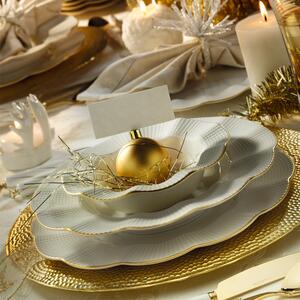 ASIR Porcelánová jídelní souprava 24 ks GOLD krémová zlatá
