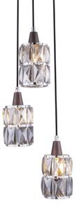 Globo 15761-3 - Křišťálový lustr na lanku WOLLI 3xE14/40W/230V
