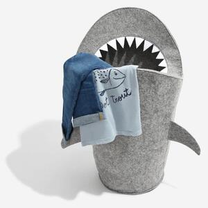 Stackers, Dětský koš na prádlo Shark | Šedý