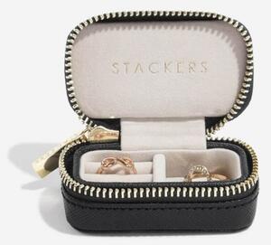 Stackers, Cestovní šperkovnice Black Petite Travel | černá 75390