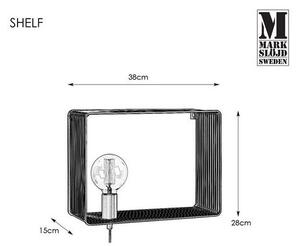 Markslöjd 107814 - Nástěnné svítidlo SHELF 1xE27/60W/230V