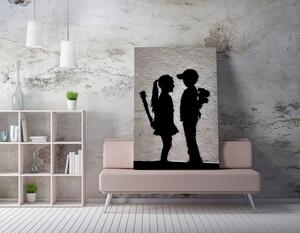 ASIR Nástěnný obraz LOVE? plátno 50 x 70 cm