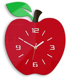 Mazur Nástěnné hodiny Apple červené