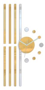 ModernClock 3D nalepovací hodiny Line zlaté