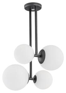 Argon 1645 - Lustr na tyči ASPEN 4xE27/15W/230V antracit