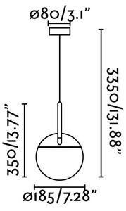 FARO 28375 - Lustr na lanku MINE 1xE27/40W/230V