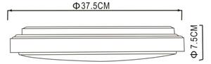 Globo - LED Stropní svítidlo KALLE LED/24W/230V 3000/4000/6000K pr. 37,5 cm